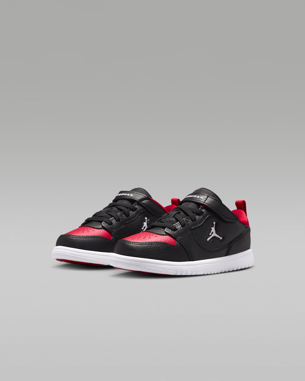 Jordan Court Connect Low (PS), Sneaker Bambini - Nero/Rosso