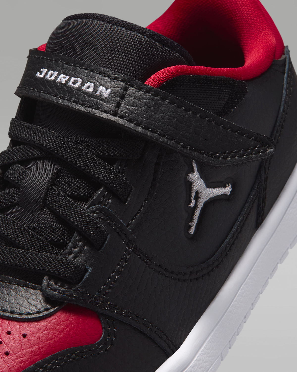Jordan Court Connect Low (PS), Sneaker Bambini - Nero/Rosso