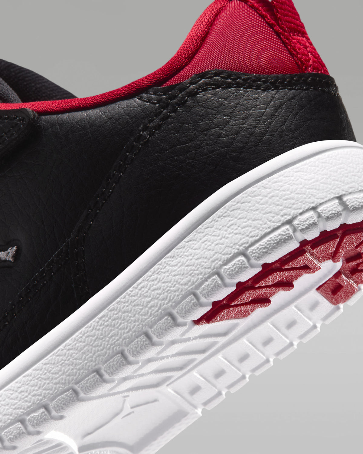 Jordan Court Connect Low (PS), Sneaker Bambini - Nero/Rosso