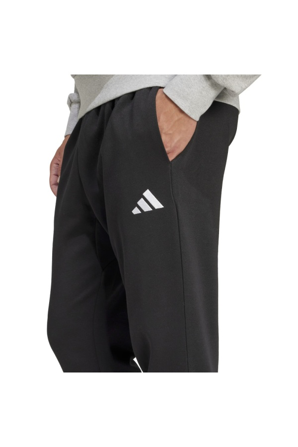 Adidas, Pantaloni Tuta Uomo Con Logo Ricamato - Nero