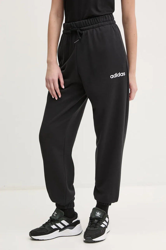 Adidas W Lin FT CF PT, Pantalone Tuta Donna - Nero, Blu