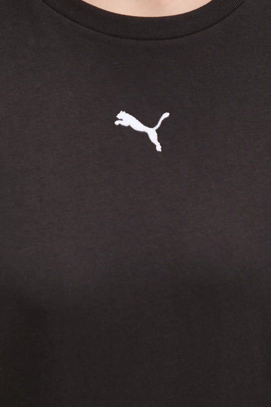 Puma T-Shirt ESS Relaxed, Maglietta Oversize Donna - Nero, Rosa