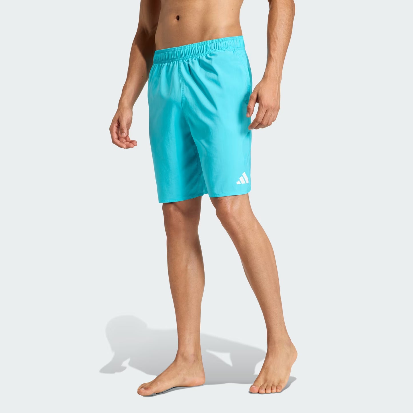 Adidas Swim Shorts 8-Inch, Bermuda da Mare Uomo - Ciano, Verde Oliva, Blu