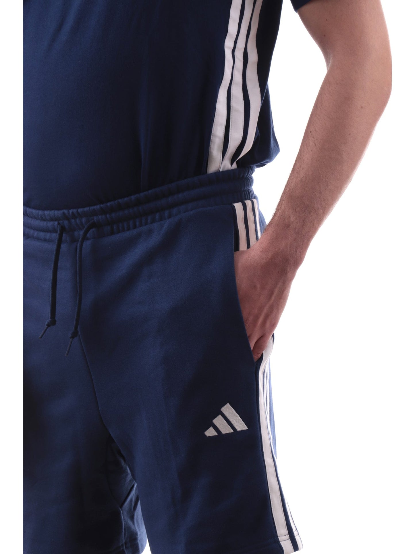 Adidas Essential 3-Stripes, Pantaloncini Uomo Sportivi - Blu