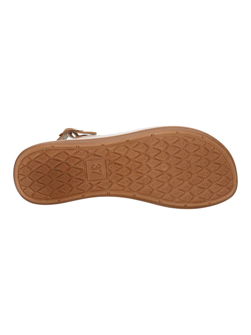 Inblu FT31, Sandali Donna Con Cinturino Elasticizzato e Fibbia - Bianco, Platino