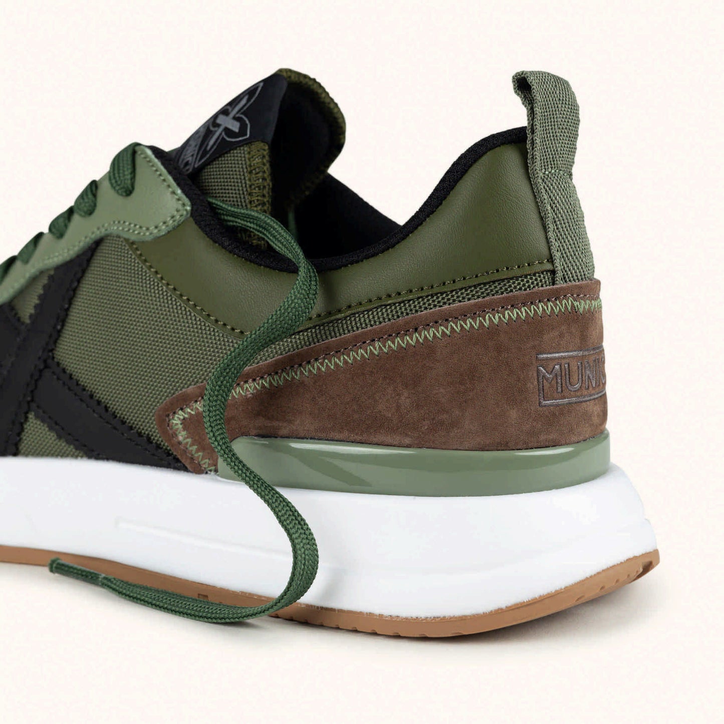 Munich Speed, Sneaker Uomo - Verde, Marrone