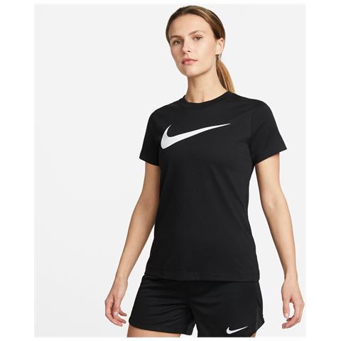 Nike CW6967 , Maglietta Donna - Bianco, Nero