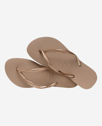 Havaianas Slim FC, Infradito Donna - Gold, Nero, Rosa