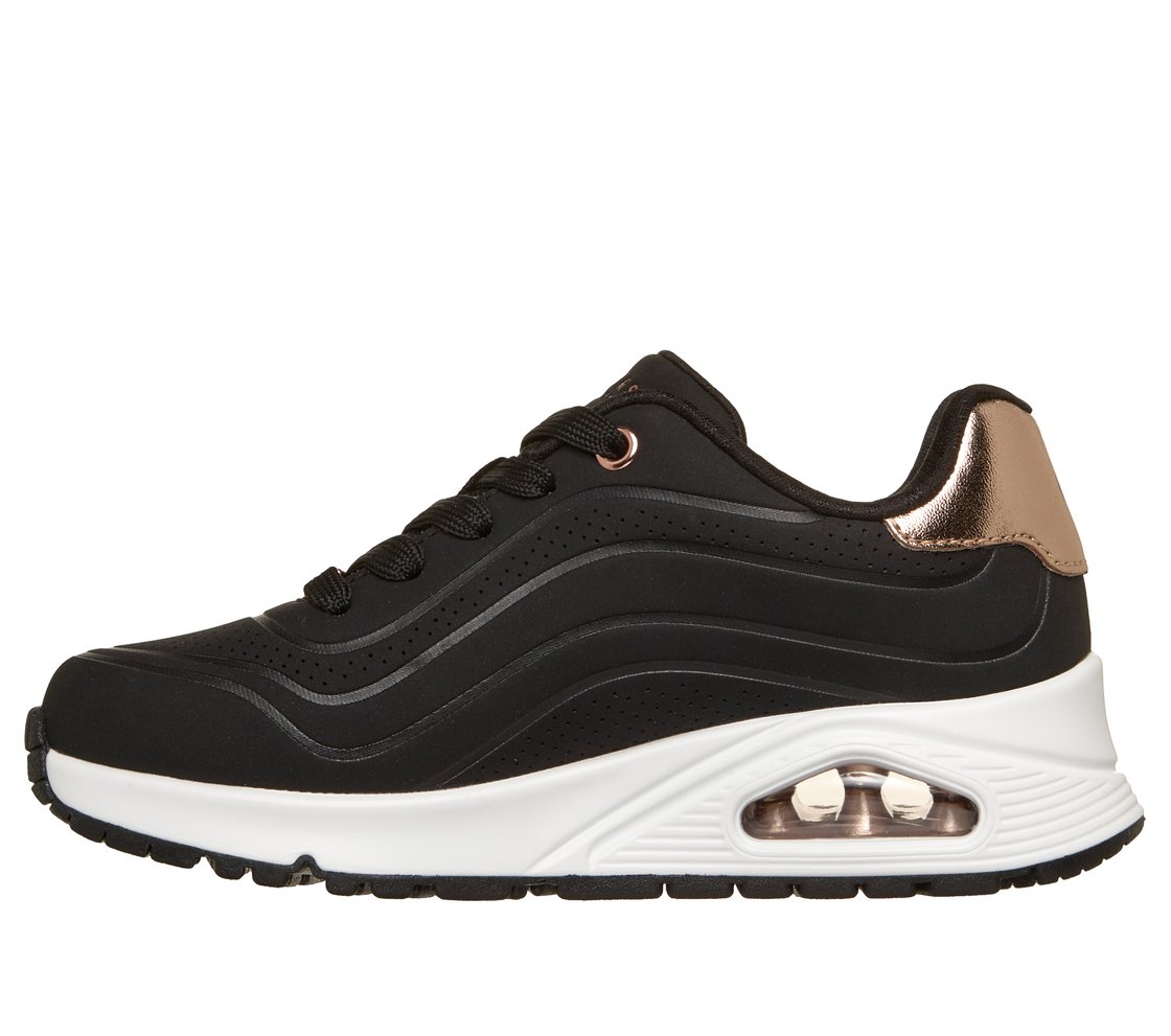 Skechers 310286 Uno Gen1 Wave, Fitness Donna - Bianco, Nero