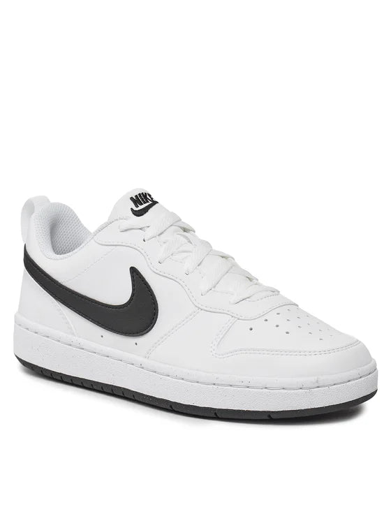Nike Court Borough Low Recraft (GS), Sneaker Unisex - Bianco, Bianco/Nero