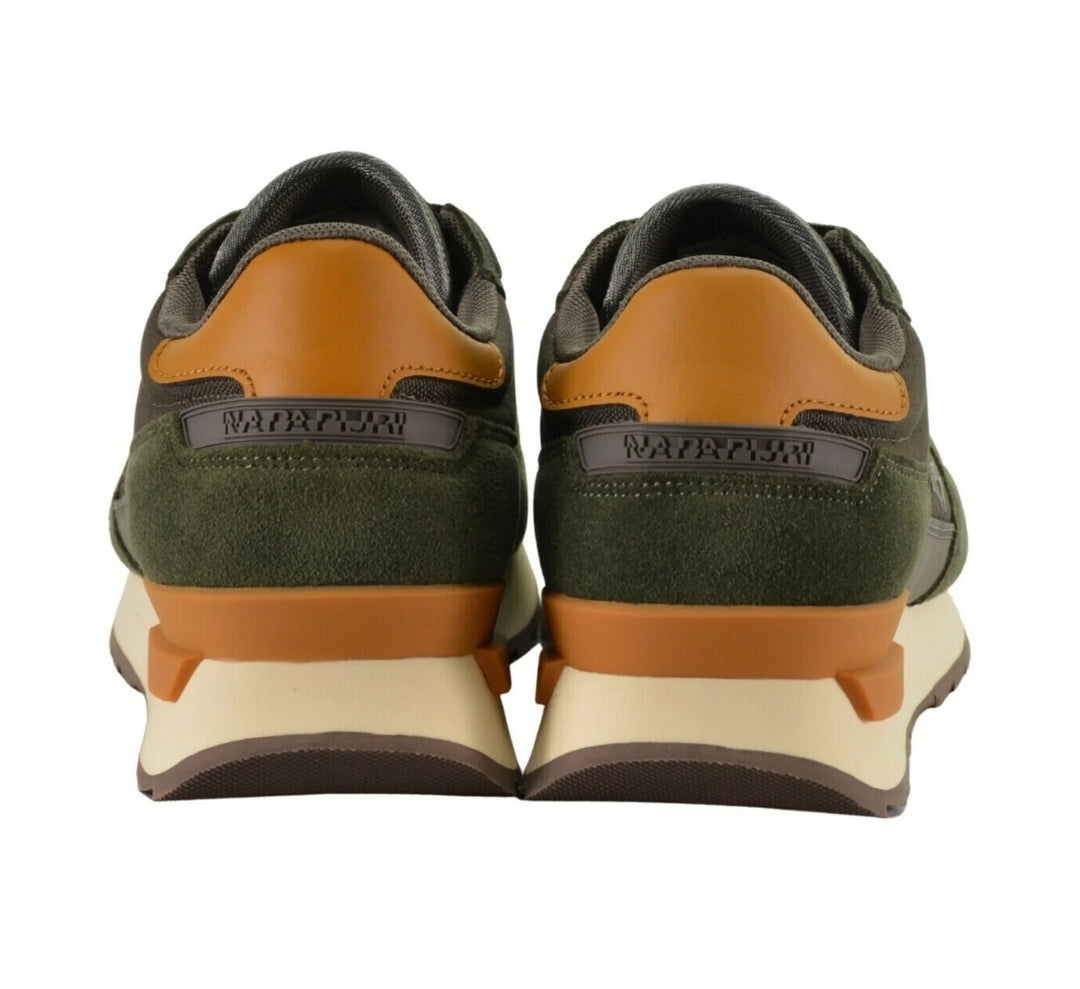 Napapijri Stab, Sneaker Uomo - Navy, Verde, Grigio