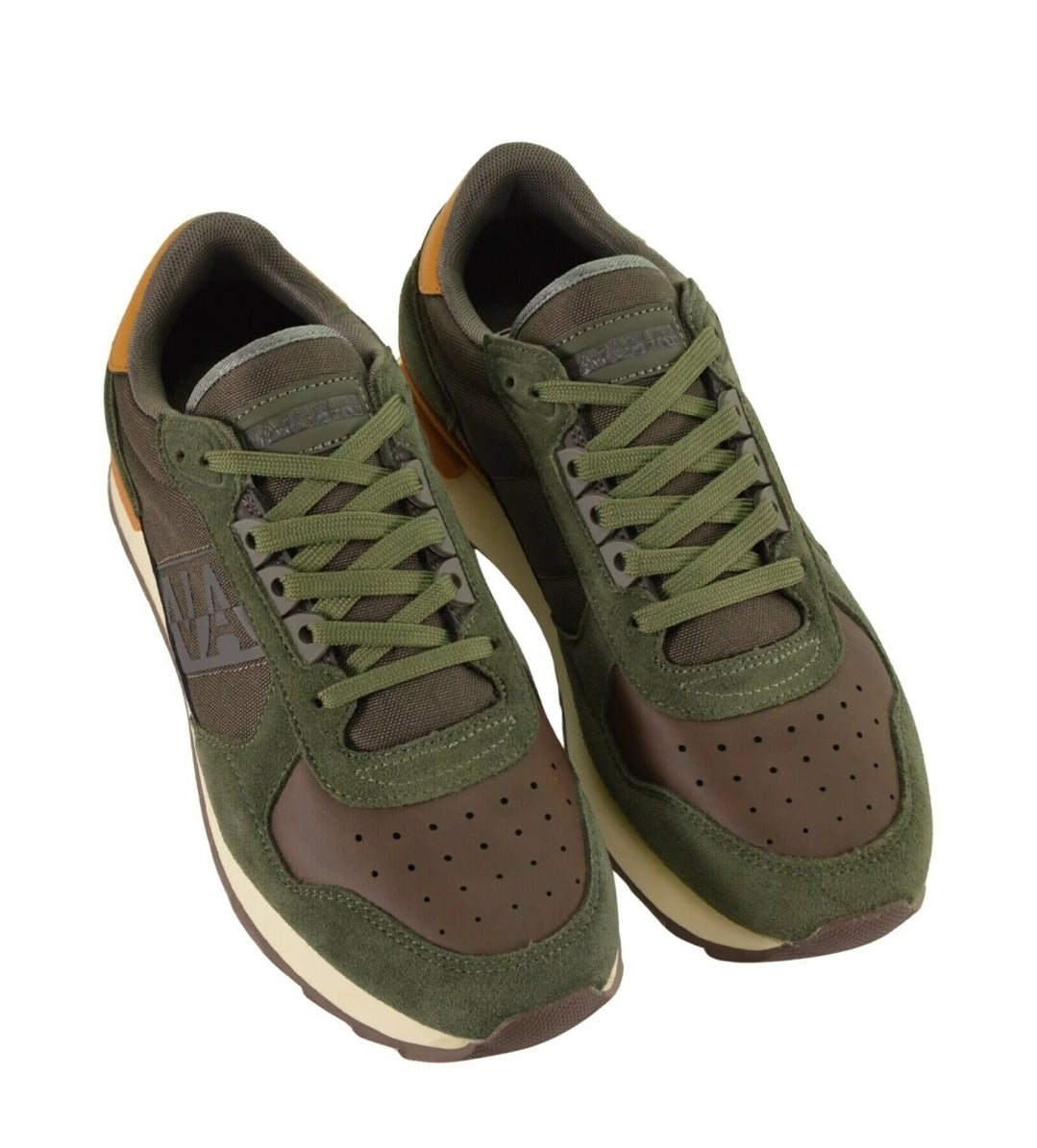 Napapijri Stab, Sneaker Uomo - Navy, Verde, Grigio