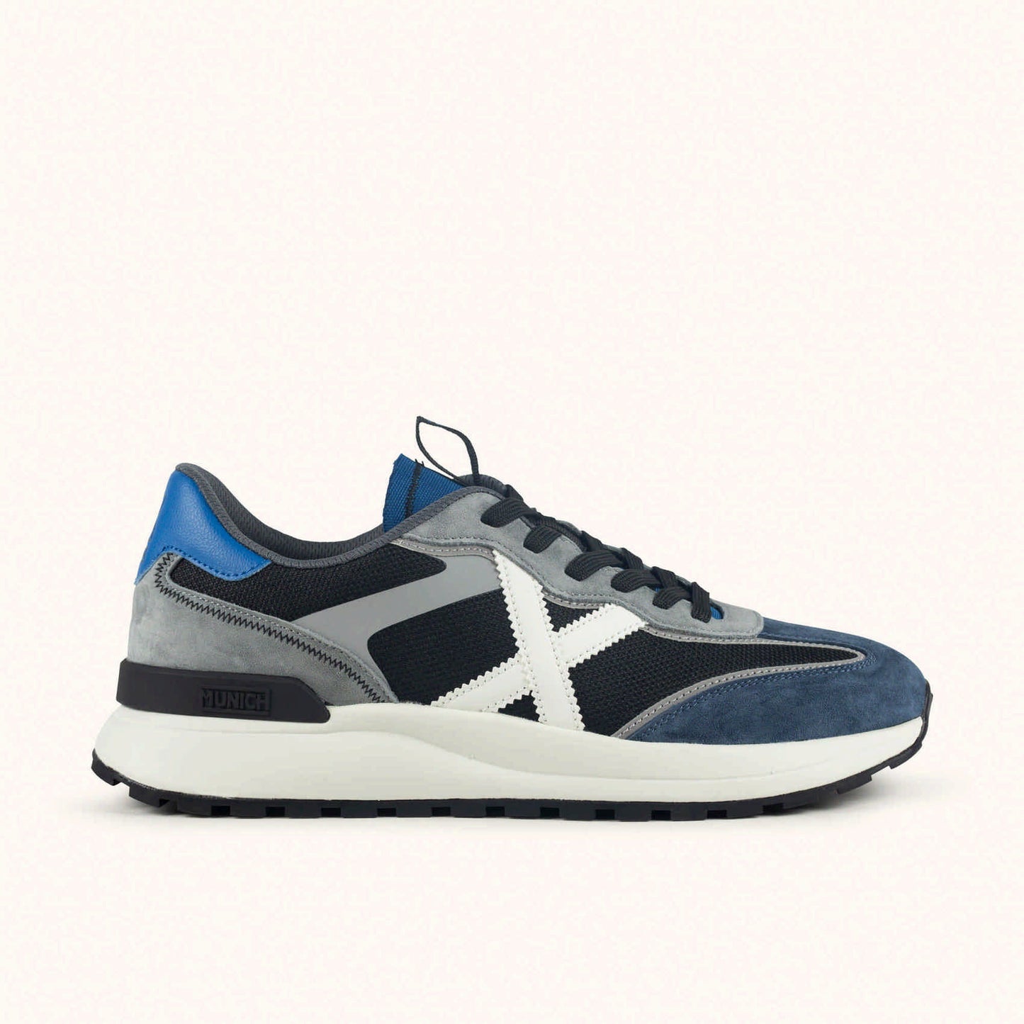 Munich Dynamix, Sneaker Uomo - Navy/Grigio, Blu