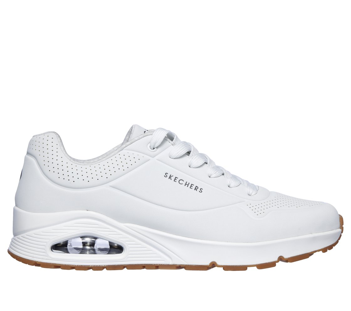 Skechers Uno Stand On Air 52458, Fitness Uomo - Bianco