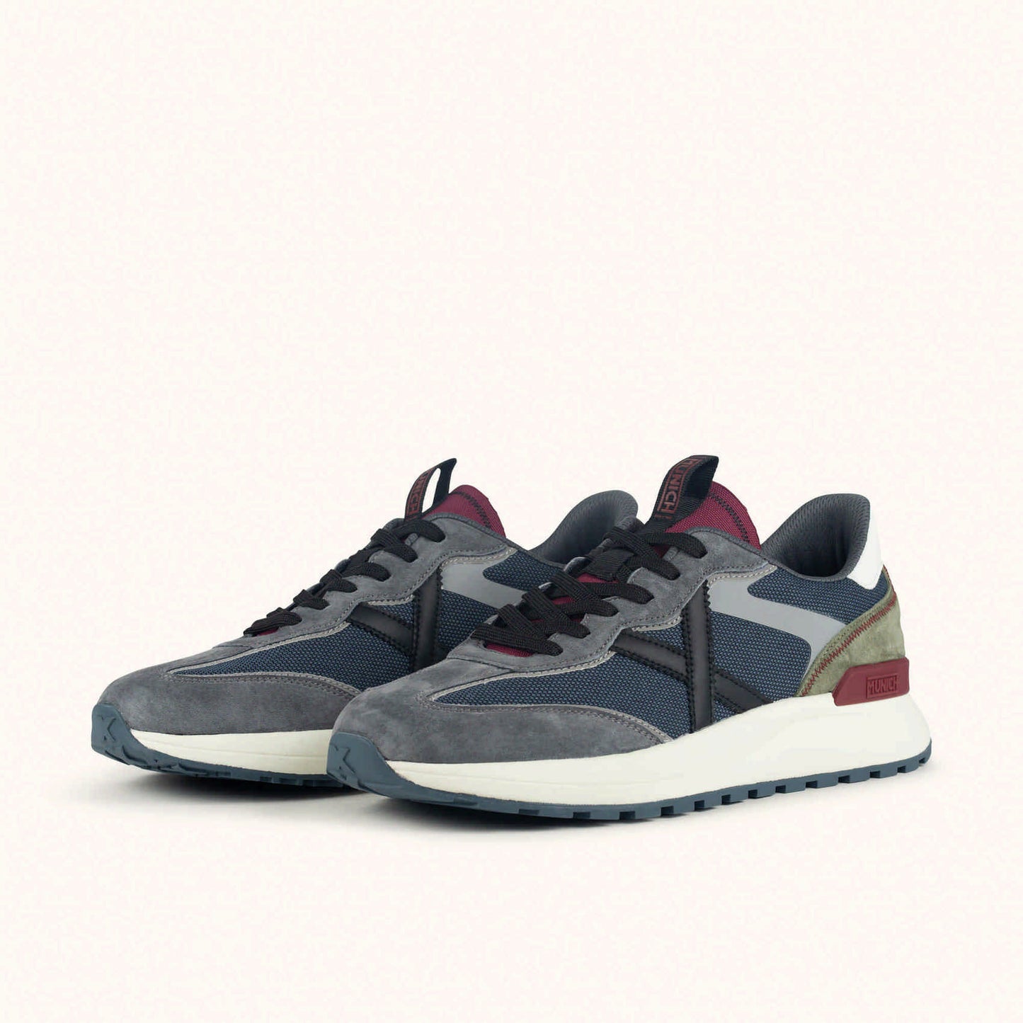 Munich Dynamix, Sneaker Uomo - Navy/Grigio, Blu