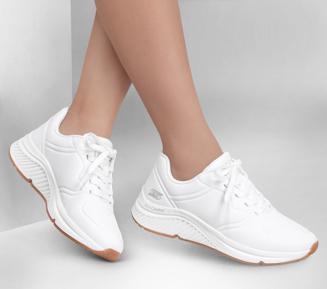 Skechers Bobs Arch Comfort B Sweet - A Bind, Fitness Donna - Bianco