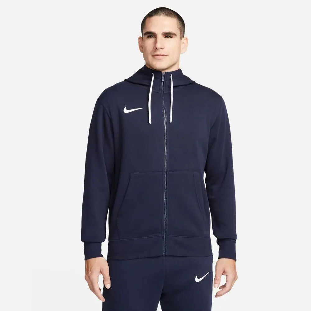 Nike Team Club20, Felpa Con Zip e Cappuccio - Blu, Nero