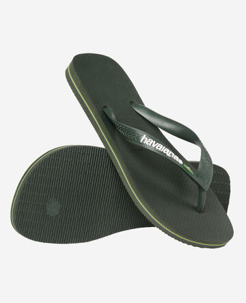 Havaianas Brasil Logo FC, Infradito Uomo - Verde