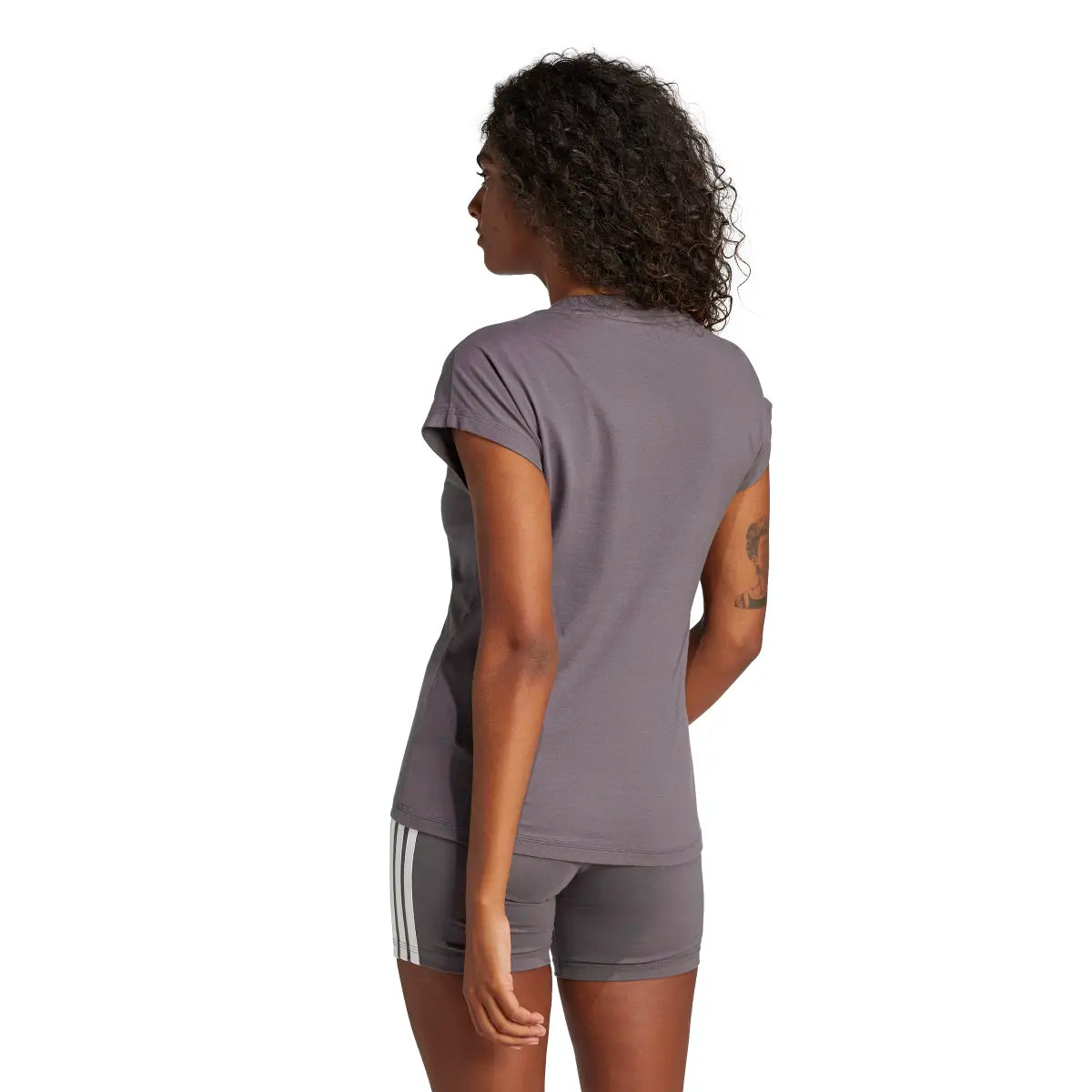 Adidas Essentials, T-Shirt Donna Slim - Grigio