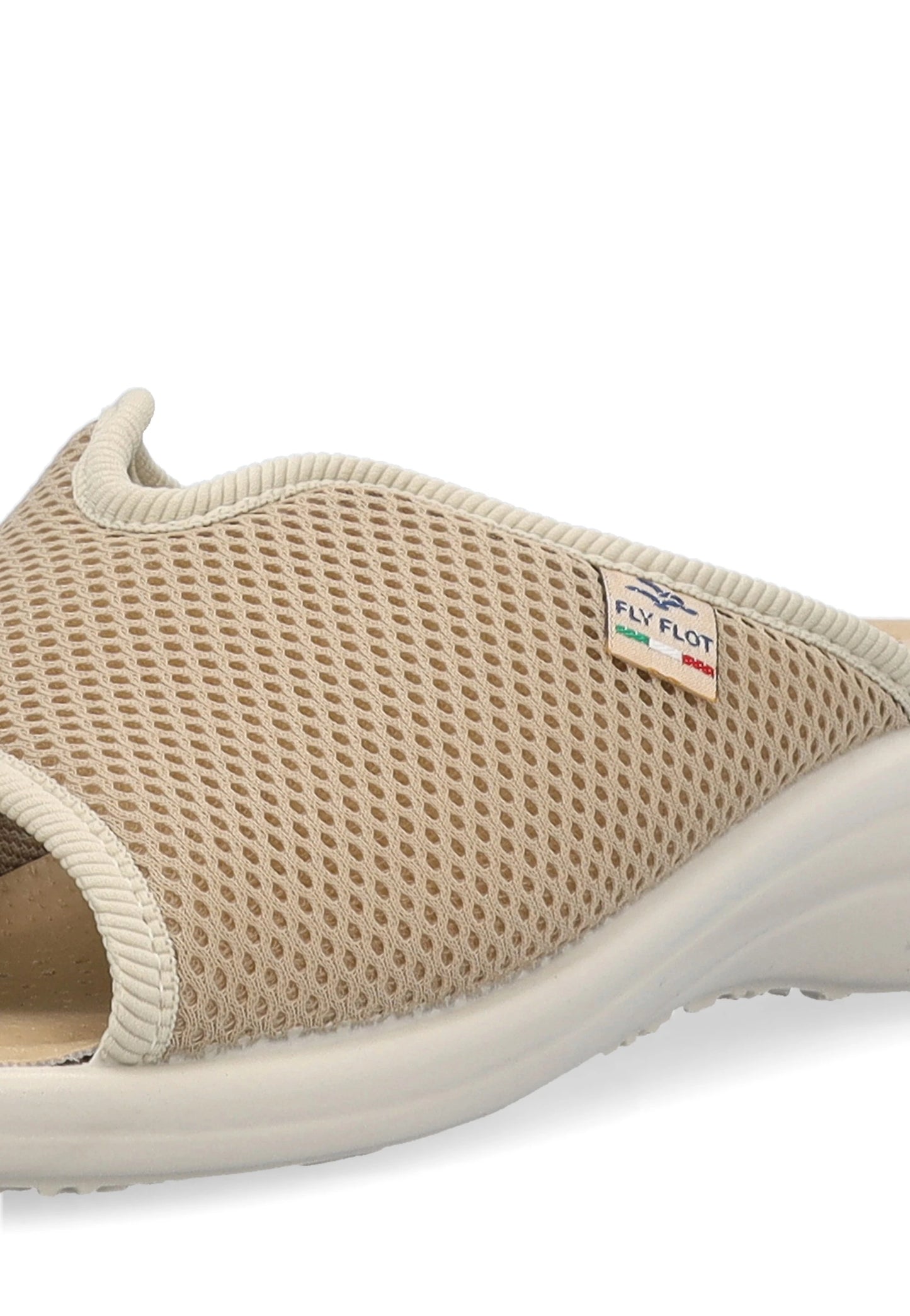 FlyFlot T4 429 FE, Ciabatta Donna Con Apertura - Beige, Blu