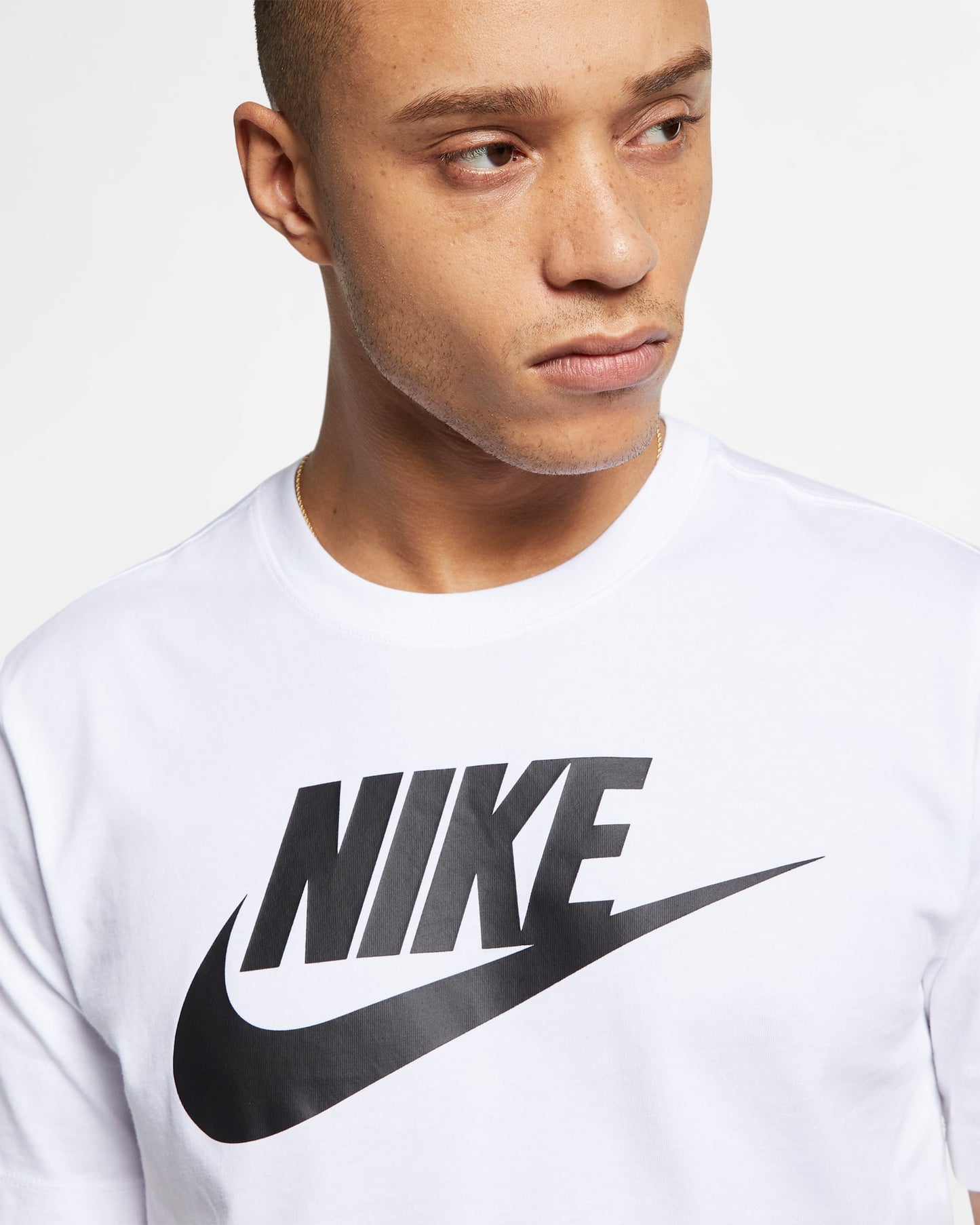 Nike SportSwear, T-Shirt Uomo Con Logo Stampato - Bianco, Nero