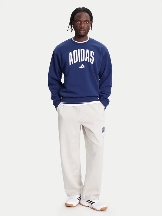Adidas Collegiate Sweat, Felpa Uomo - Blu