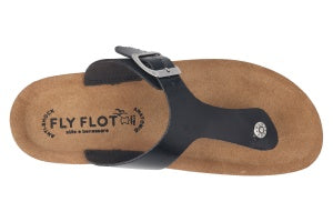 FlyFlot 42 H59 3C, Infradito Donna Con Suola in Pelle- Rosa, Nero