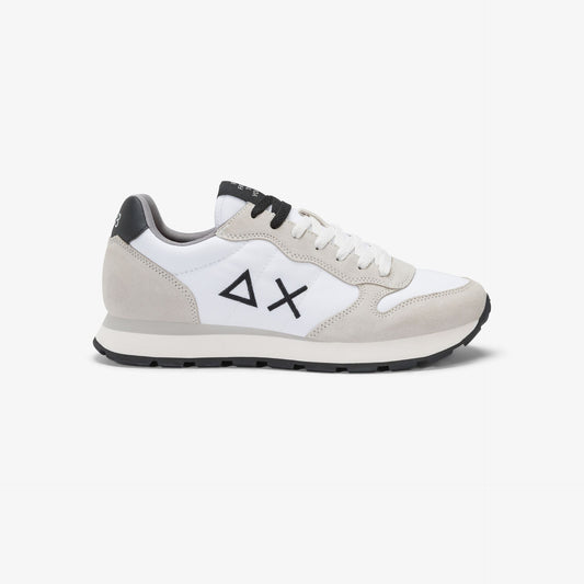 Sun68 Tom, Sneaker Uomo in Nylon e Suede - Bianco, Navy, Nero, Grigio, Verde, Beige