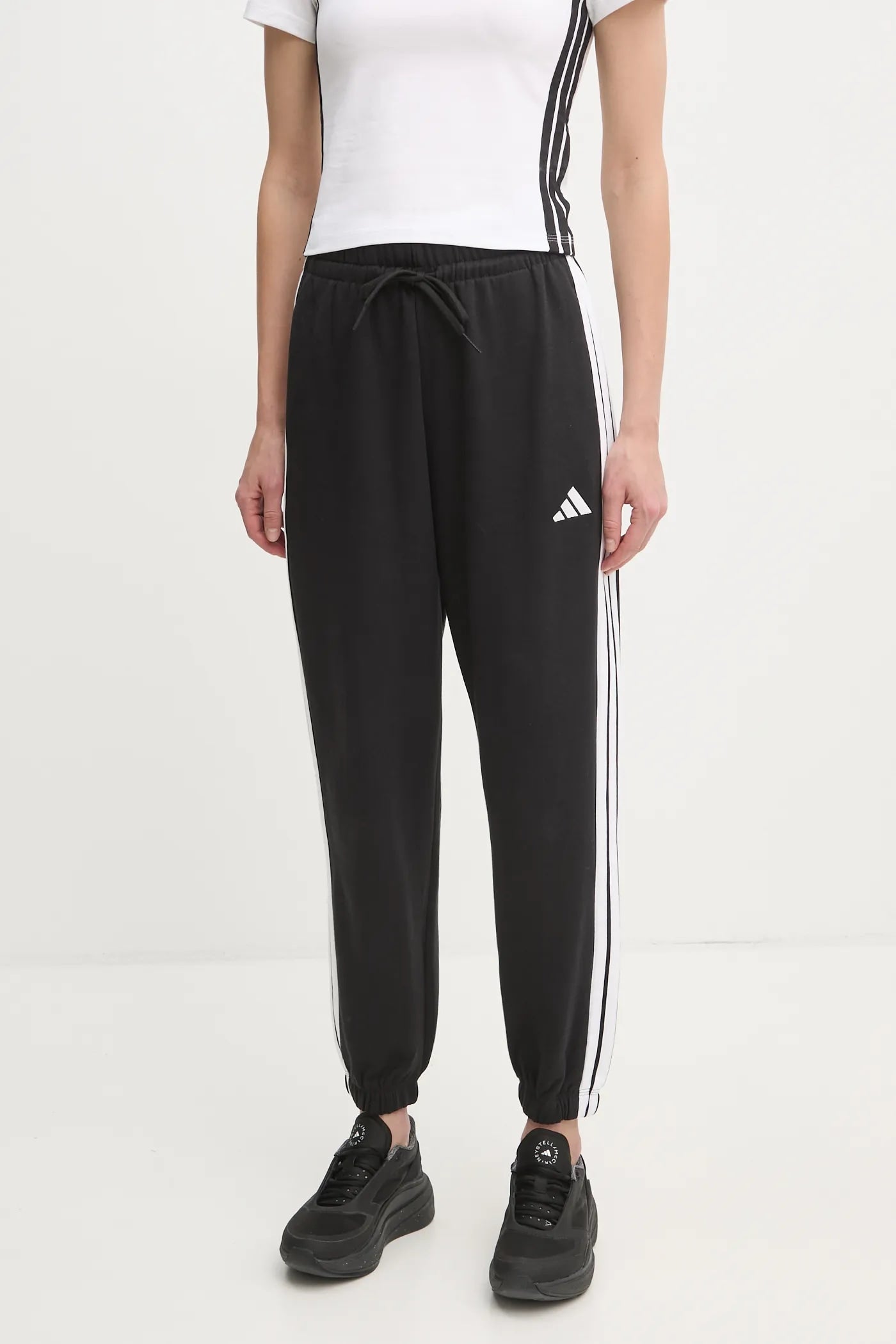 Adidas Essentials, Pantaloni Tuta Donna - Nero