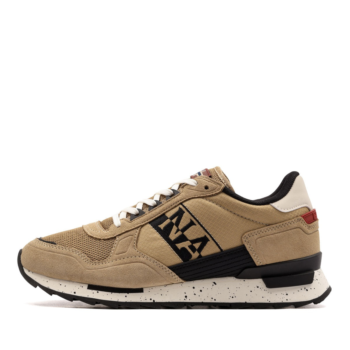 Sneaker Uomo Napapijri Valor Grigie Beige e Blu in Ripstop - vista 10