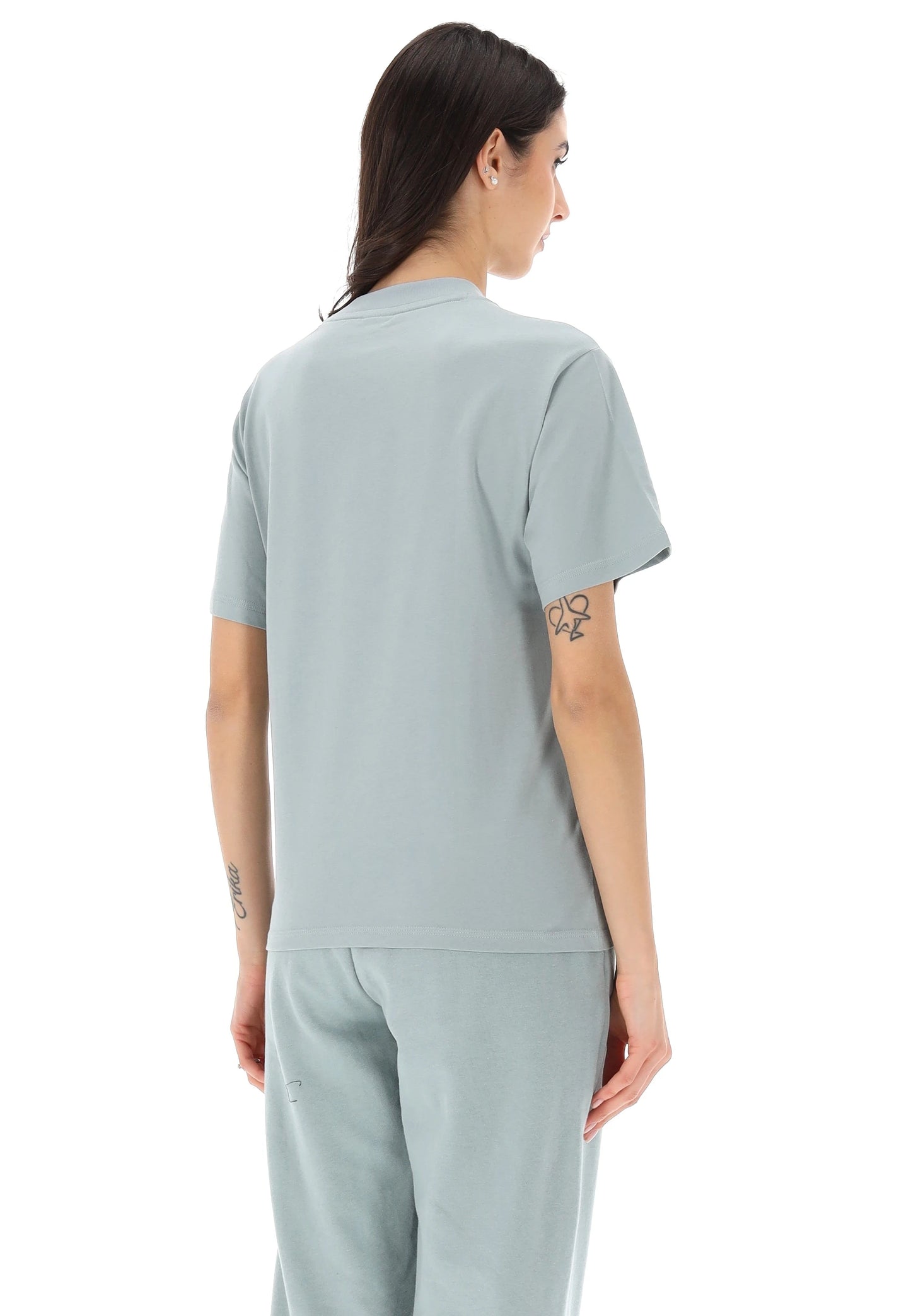 Adidas Essentials Small Logo Cotton Tee, T-Shirt Donna - Verde