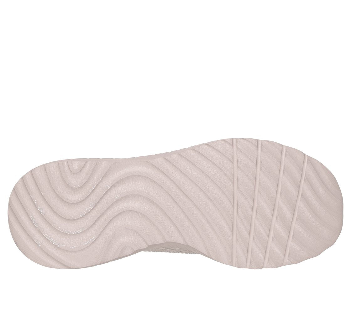 Skechers Bobs Squad Chaos Current Muse 117497, Fitness Donna Slip Ins - Naturale, Blu Scuro