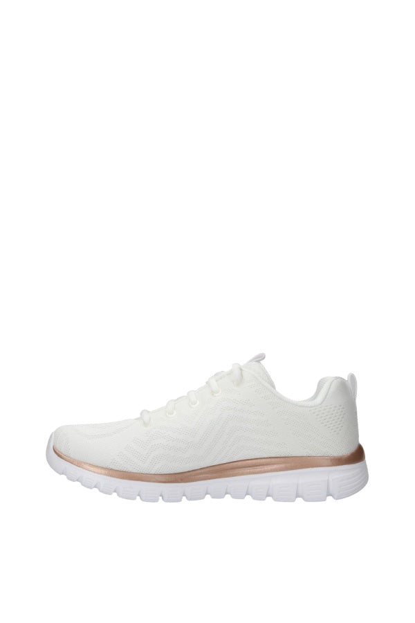 Skechers 12615 Graceful Get Connected, Scarpe Da Ginnastica Donna - Nero, Bianco