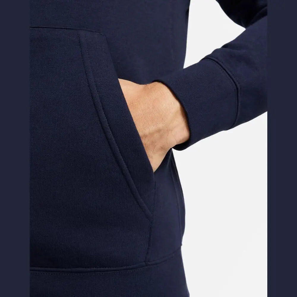 Nike Team Club20, Felpa Con Zip e Cappuccio - Blu, Nero