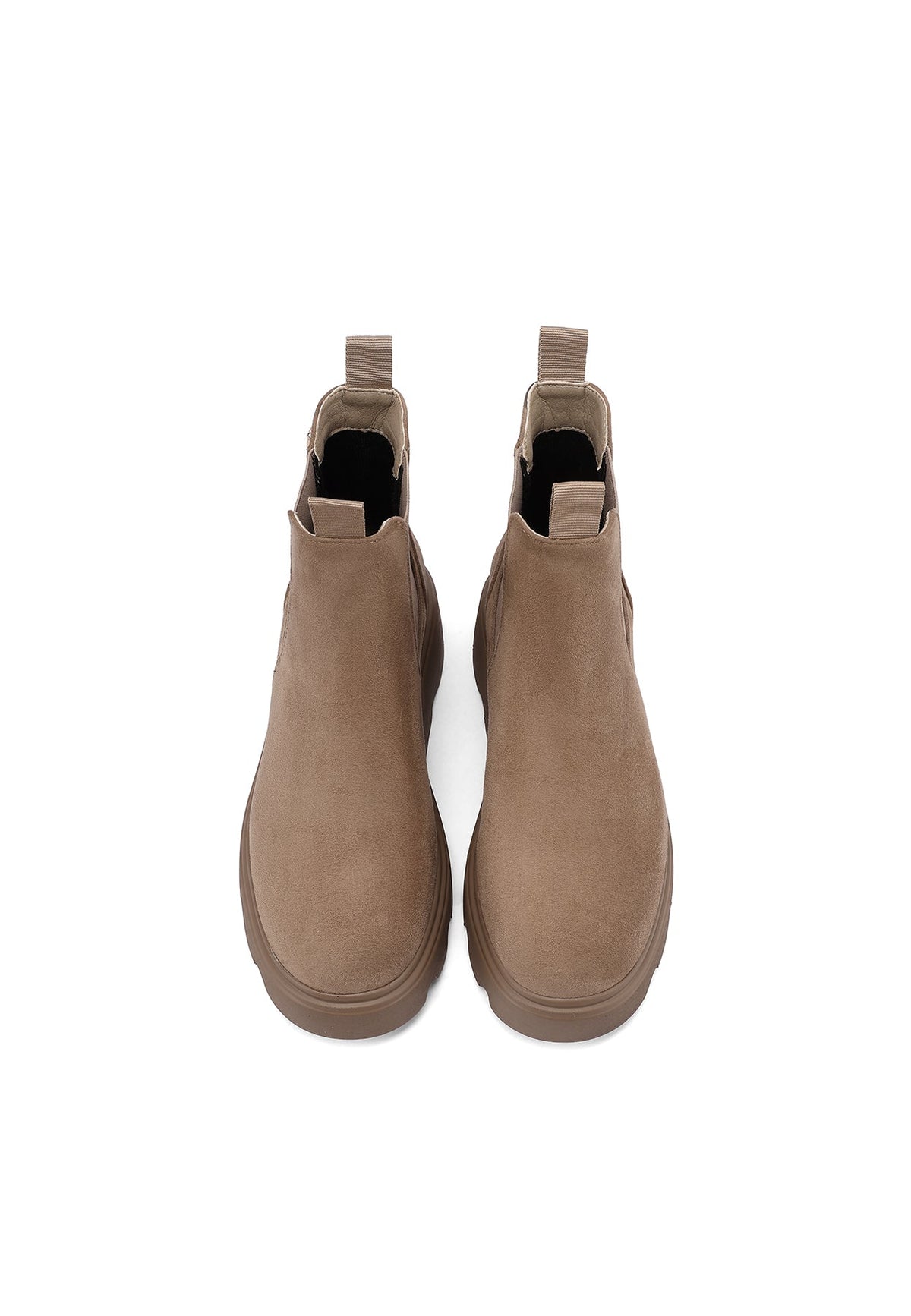 QUEEN HELENA X35-90, Stivaletti Chelsea Donna Platform - Nero, Khaki, Marrone
