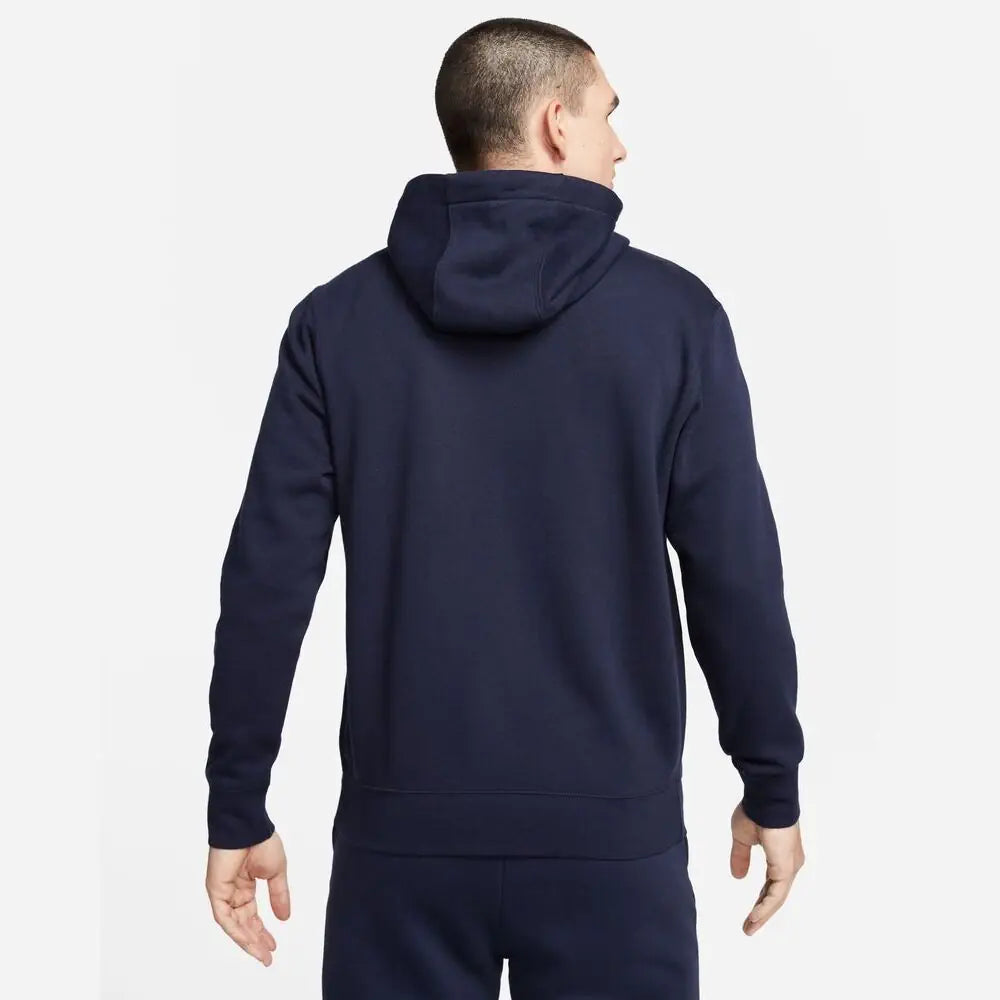 Nike Team Club20, Felpa Con Zip e Cappuccio - Blu, Nero