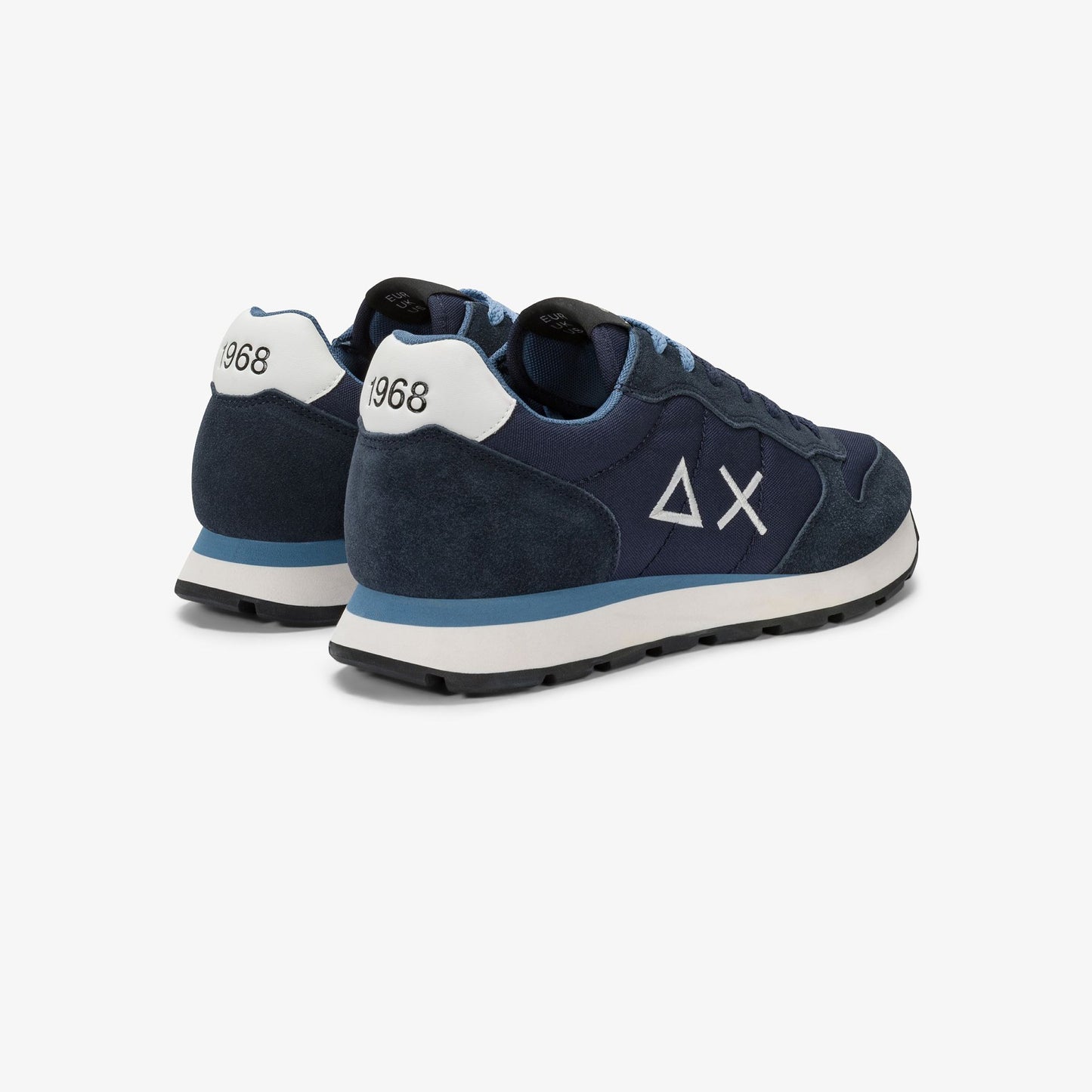 Sun68 Tom, Sneaker Uomo in Nylon e Suede - Bianco, Navy, Nero, Grigio, Verde, Beige