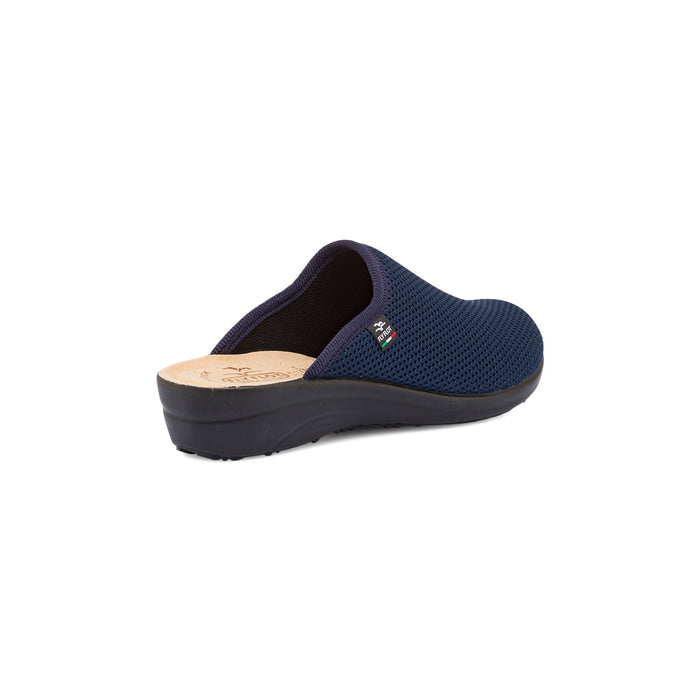 FlyFlot T5 368 FE, Ciabatta Da Donna in Rete Elastica - Blu, Nero