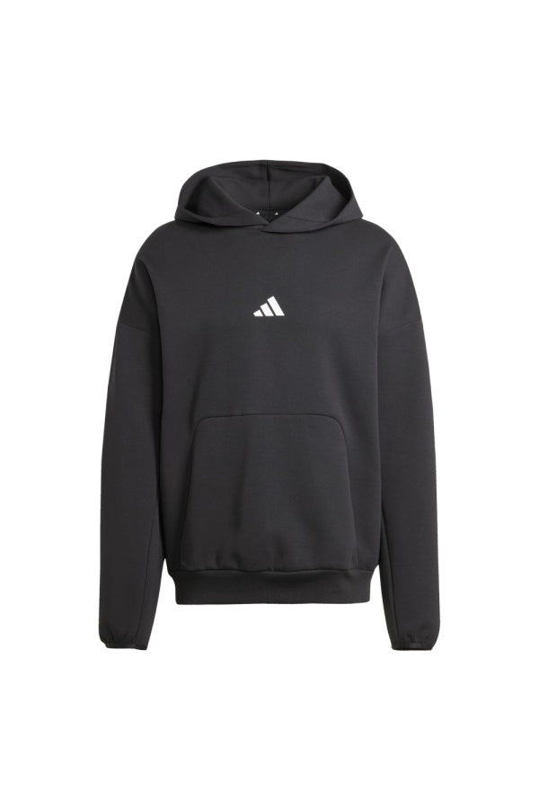 Adidas Small Logo, Felpa Con Cappuccio Uomo - Nero