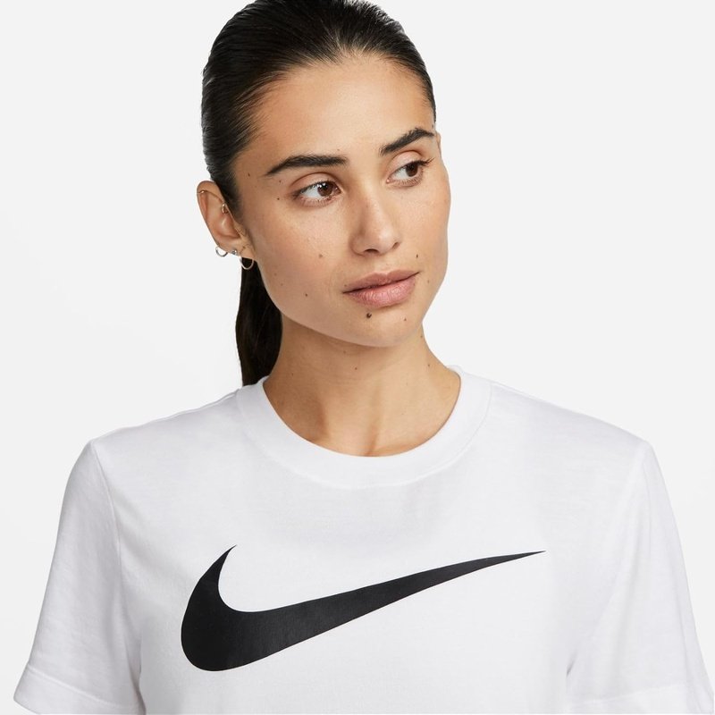 Nike CW6967 , Maglietta Donna - Bianco, Nero