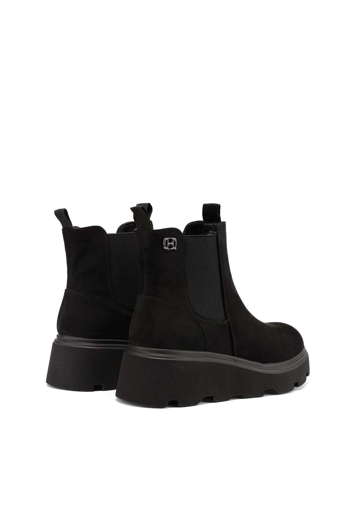 QUEEN HELENA X35-90, Stivaletti Chelsea Donna Platform - Nero, Khaki, Marrone