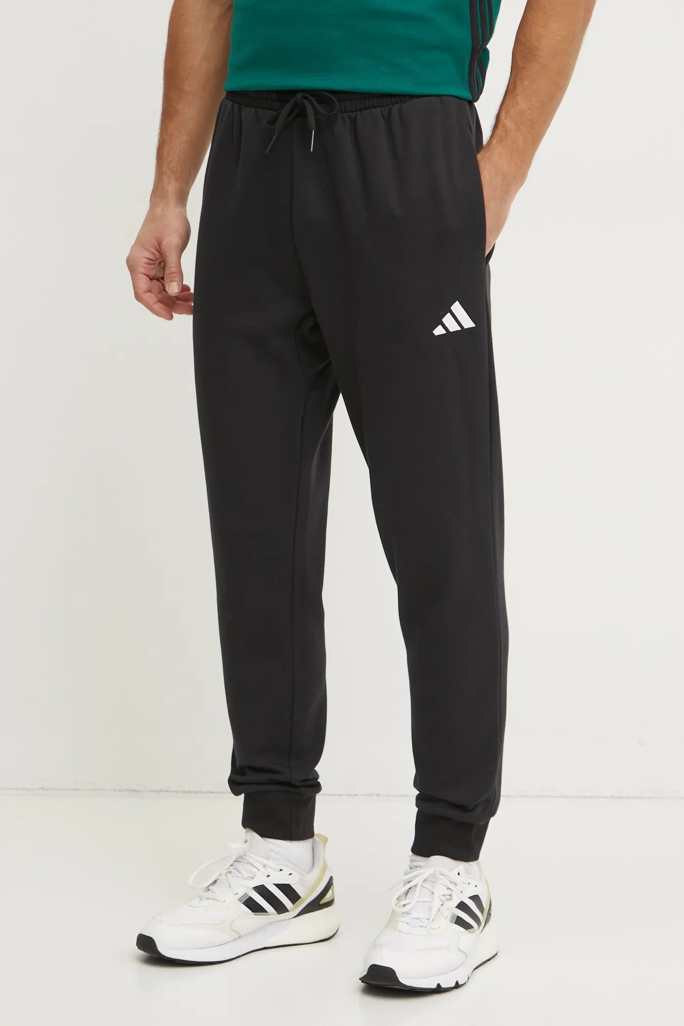 Adidas FeelCozy, Pantalone Tuta - Nero
