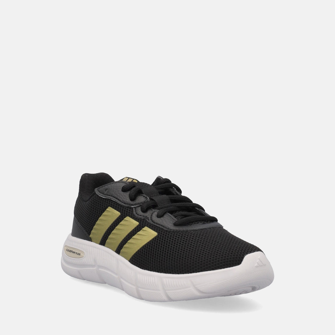 Adidas Cloudfoam Flex, Scarpe Da Ginnastica Donna - Nero/Oro
