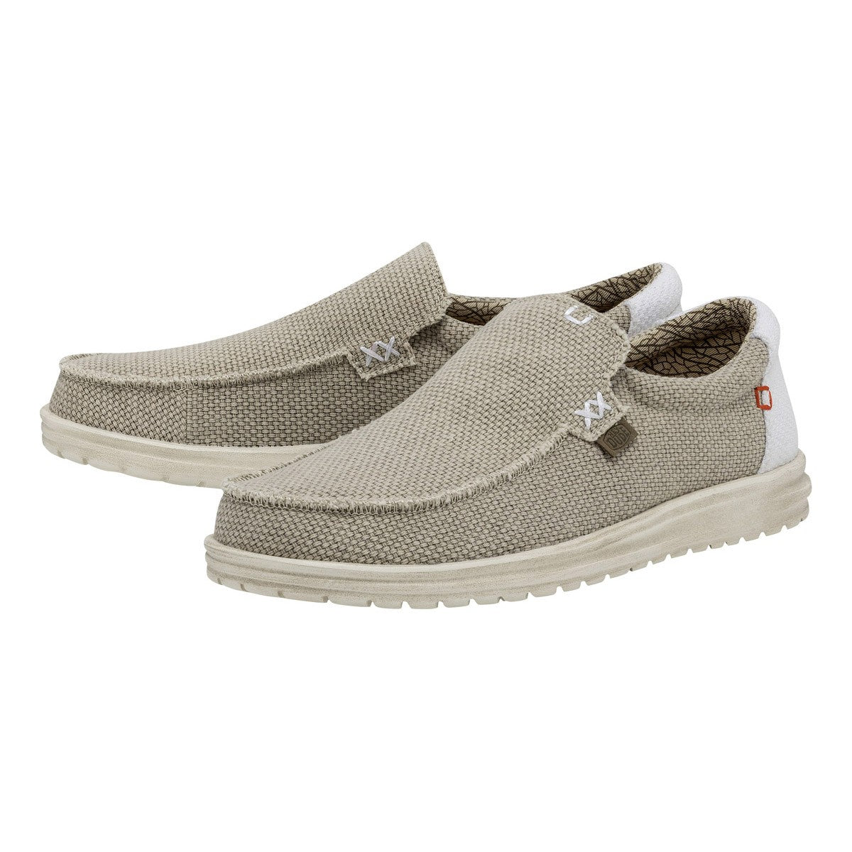 HEY DUDE Mikka Braided - Deep Blue, Army, Olive Grey, Off White