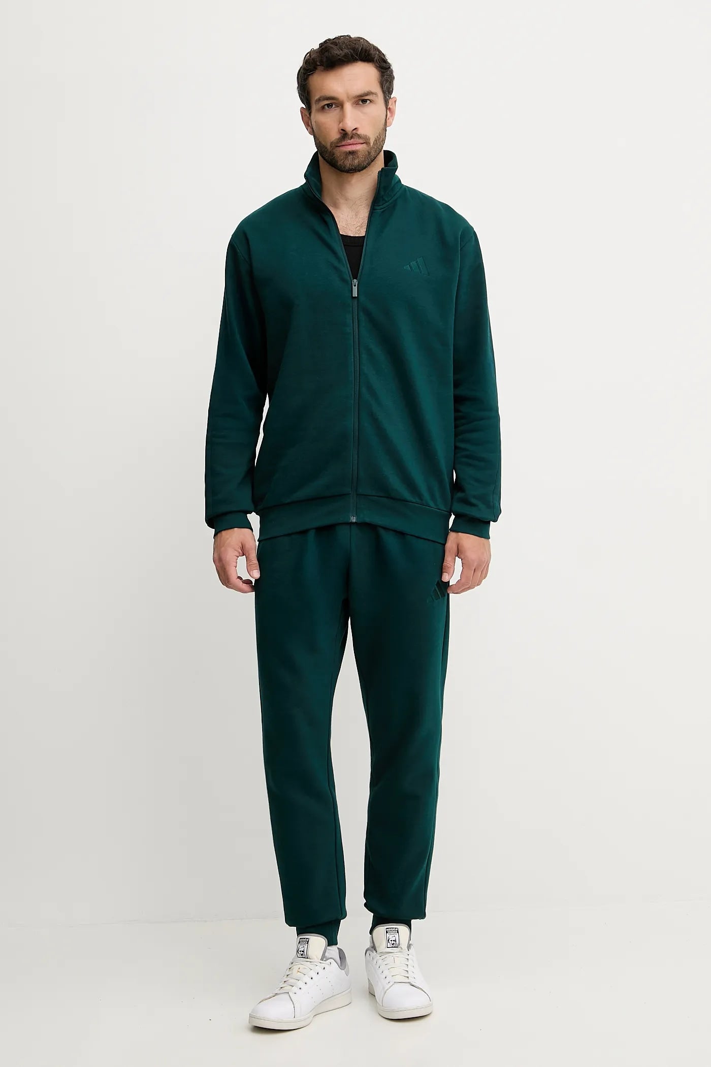 Adidas 3-Stripes, Tuta Da Ginnastica Uomo - Verde