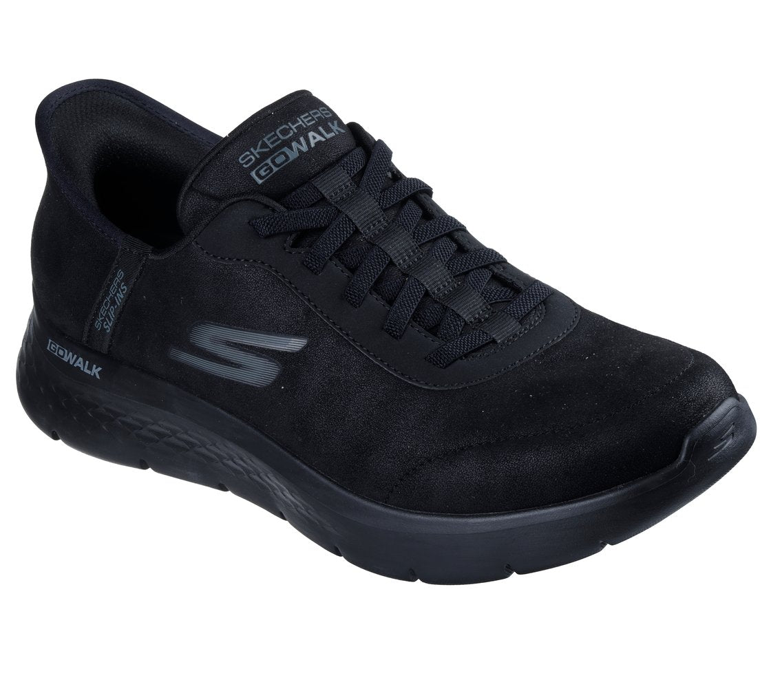 Skechers Go Walk Flex Smooth Motion 216326, Fitness Uomo Slip-Ins - Nero