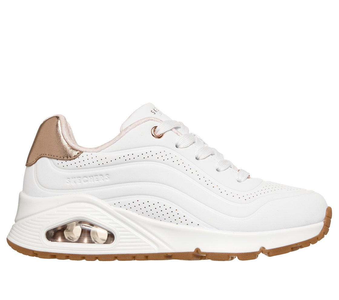 Skechers 310286 Uno Gen1 Wave, Fitness Donna - Bianco, Nero