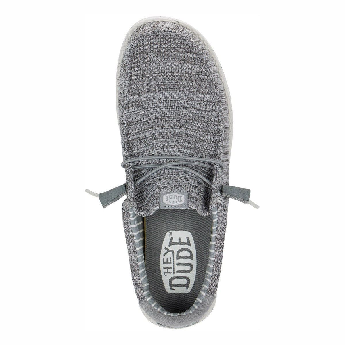 HEY DUDE Wally Stretch Sox - Navy, Grigio/Blu, Grigio/Bianco