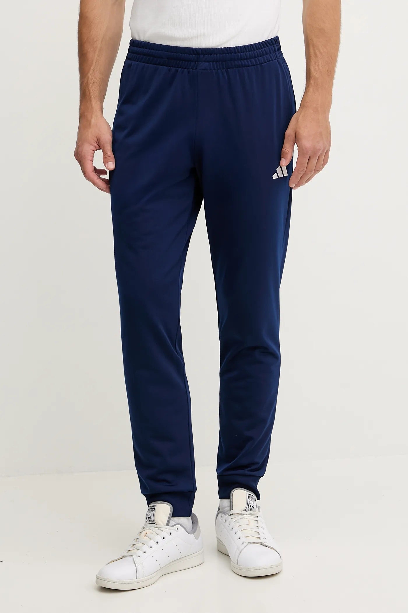 Adidas Basic Linear Logo, Tuta Da Ginnastica Uomo - Nero, Blu, Grigio