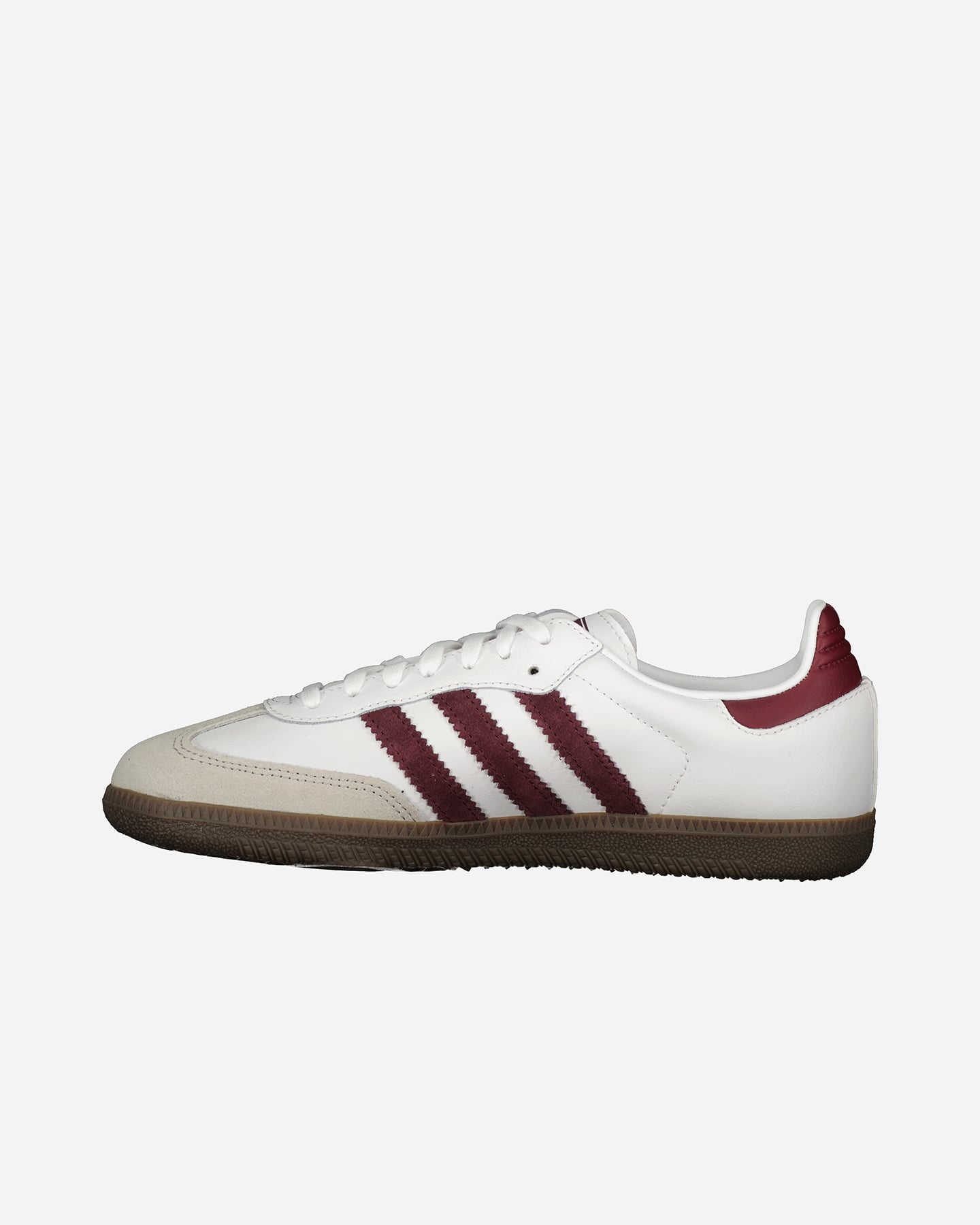 Adidas Samba OG J, Sneaker Donna - Bianco/Bordeaux